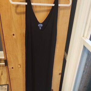 Black Maxi Dress-Scoop